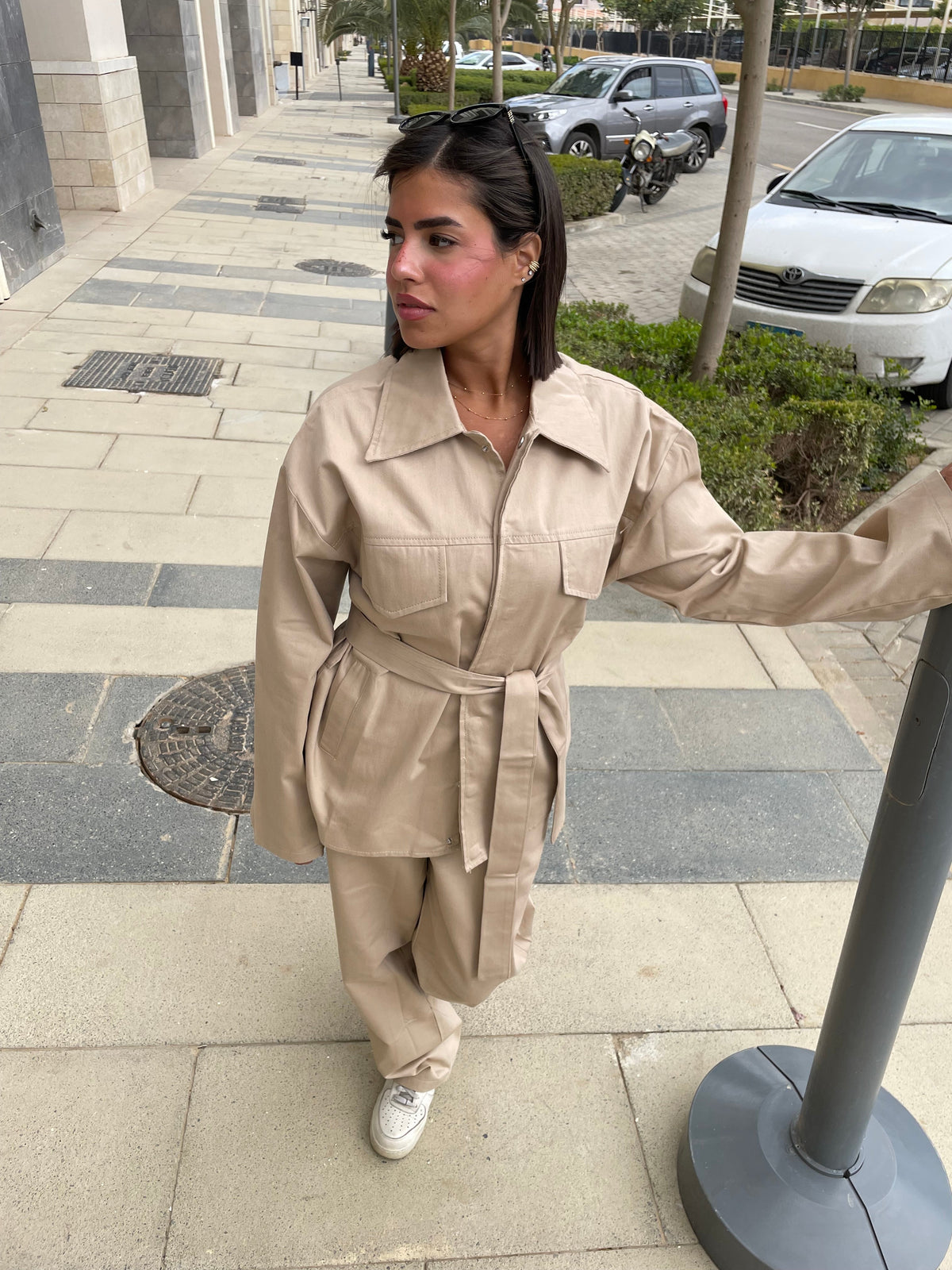 gabardine cargo set