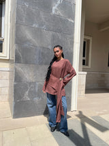 urban modesty draped top