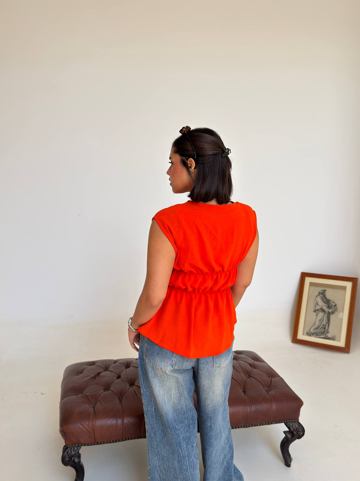 Zuma Ruched Tie Vest
