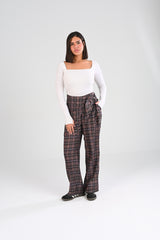 wide-leg plaid viral pants