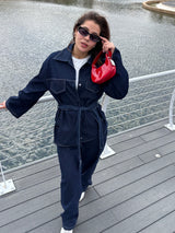 denim cargo set