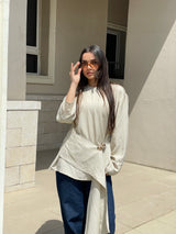 urban modesty draped top