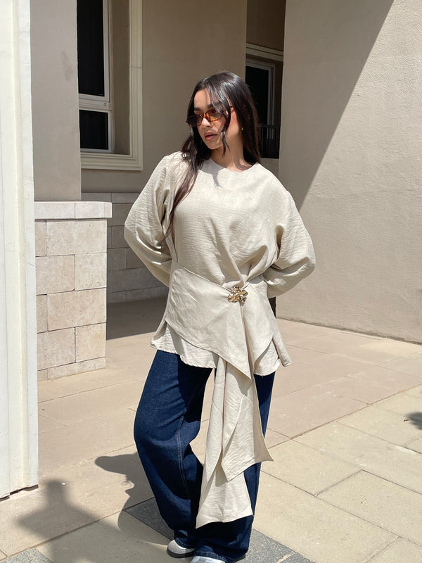 urban modesty draped top