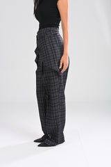 wide-leg plaid viral pants