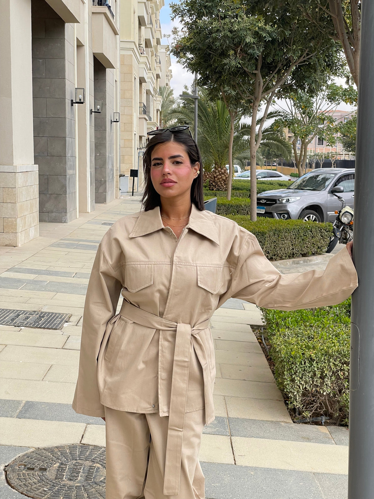 gabardine cargo set