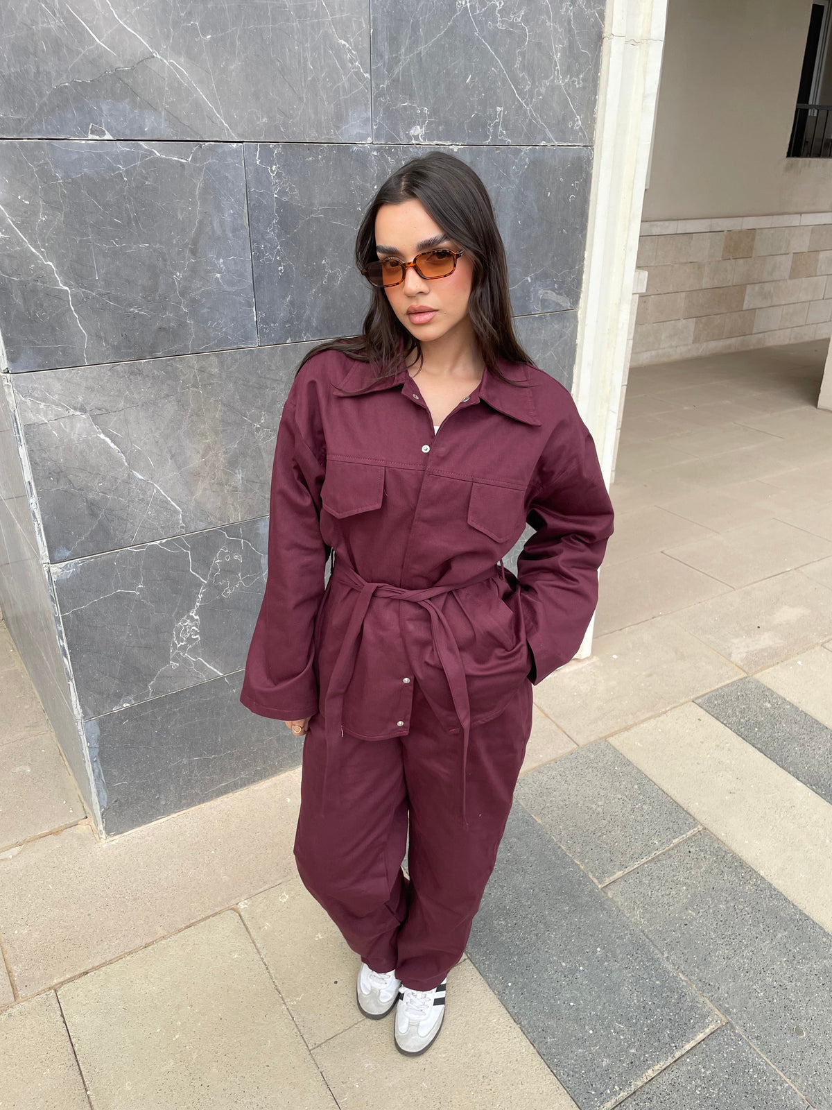 gabardine cargo set