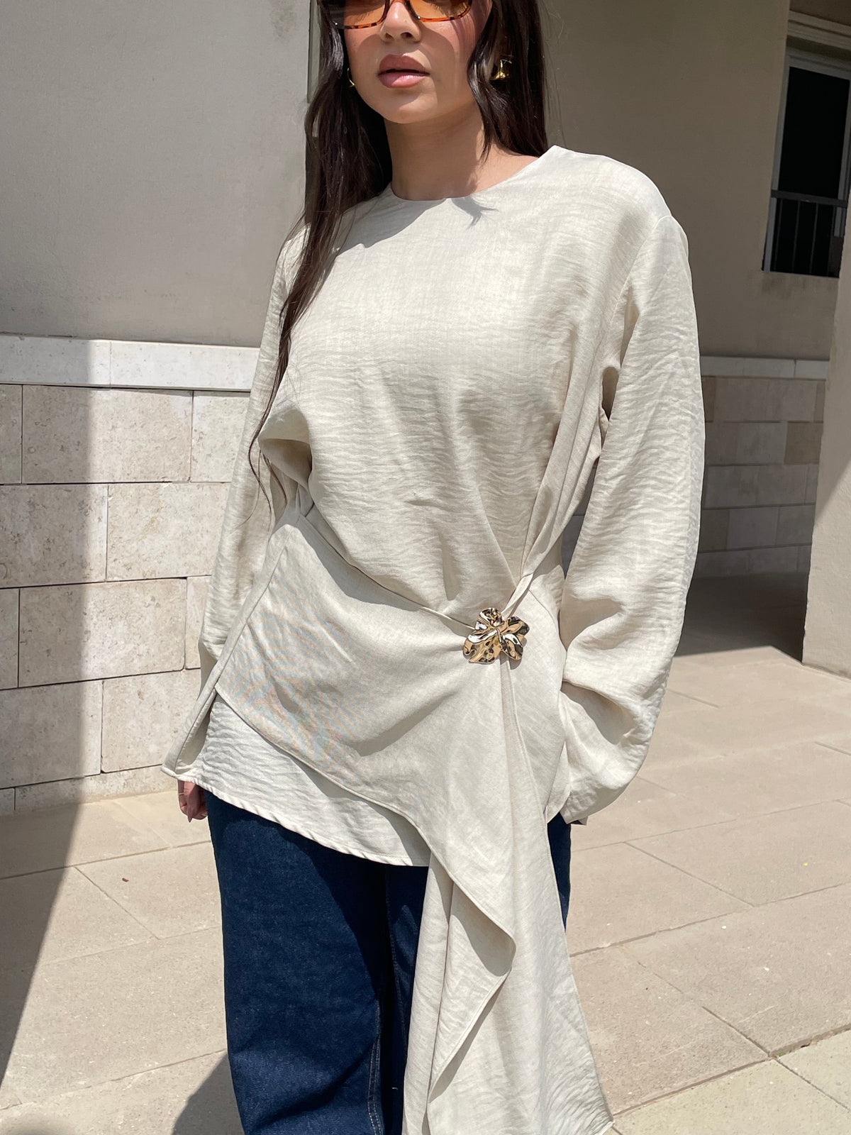 urban modesty draped top