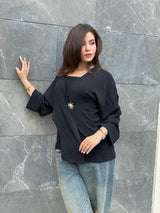solaris wrap blouse