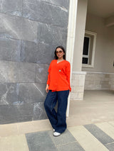 solaris wrap blouse