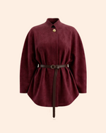The Suede Cape Jacket