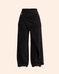 The Suede Wrap Pant