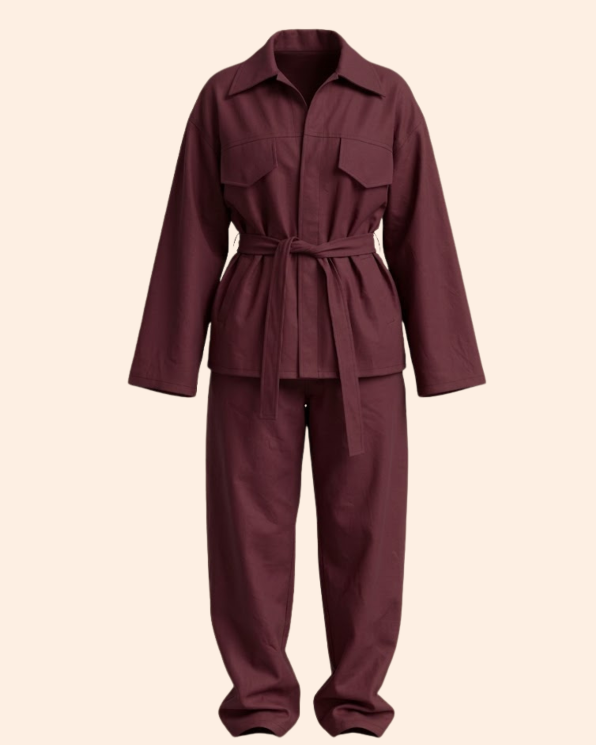 gabardine cargo set